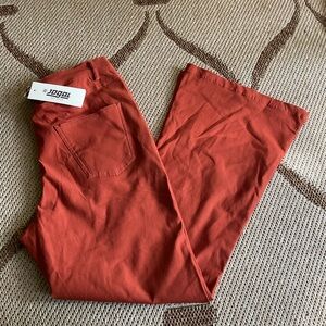Jogal 70s style Women's flare Rust Pants